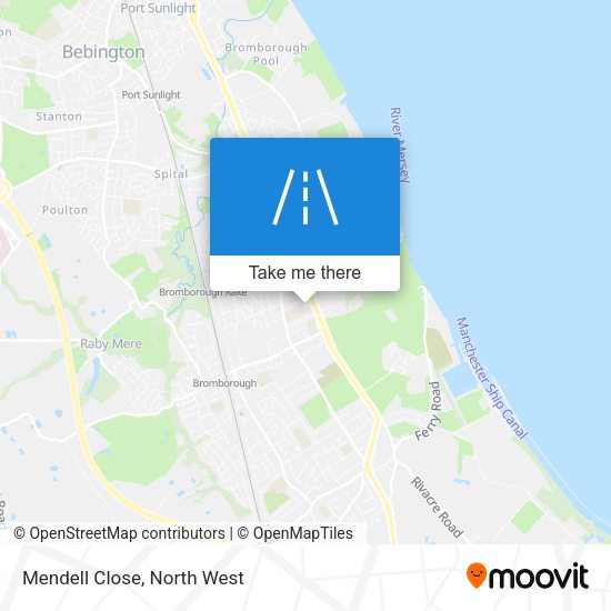 Mendell Close map