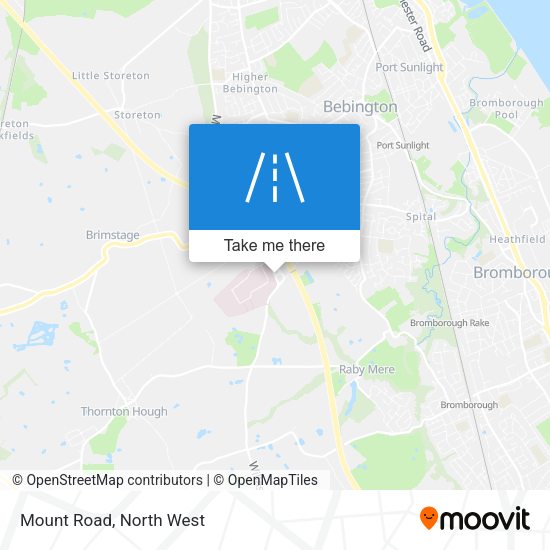 Mount Road map