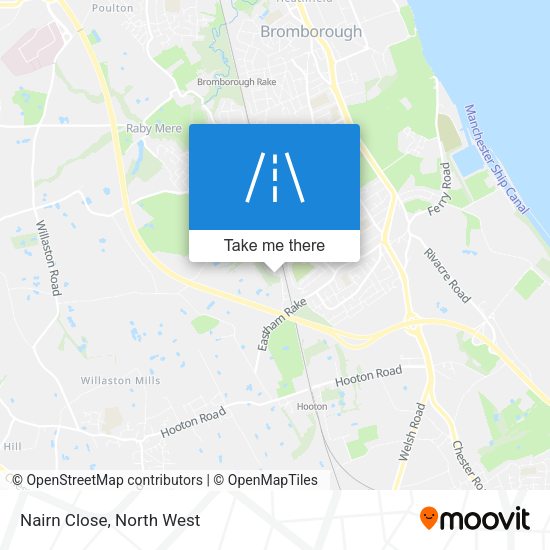 Nairn Close map