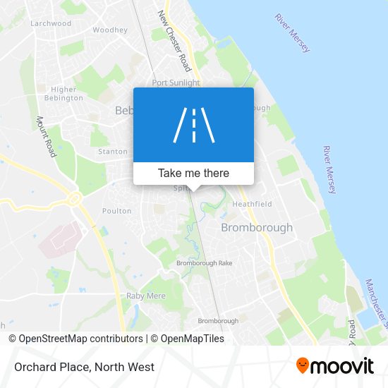 Orchard Place map