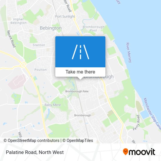 Palatine Road map