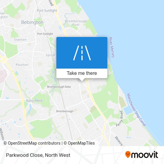 Parkwood Close map