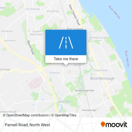 Parnell Road map