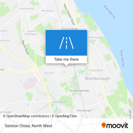 Selston Close map