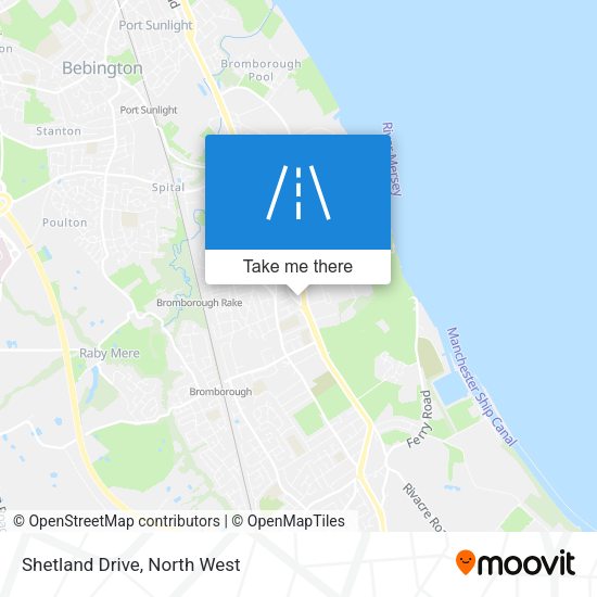 Shetland Drive map