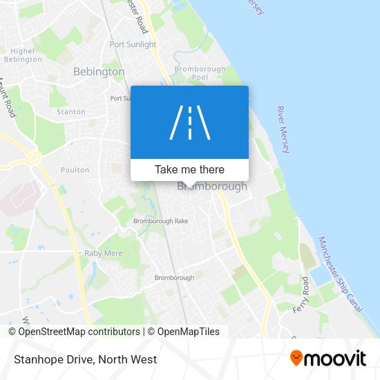 Stanhope Drive map