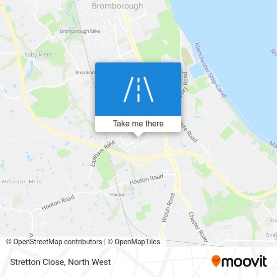 Stretton Close map