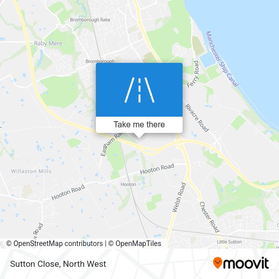 Sutton Close map