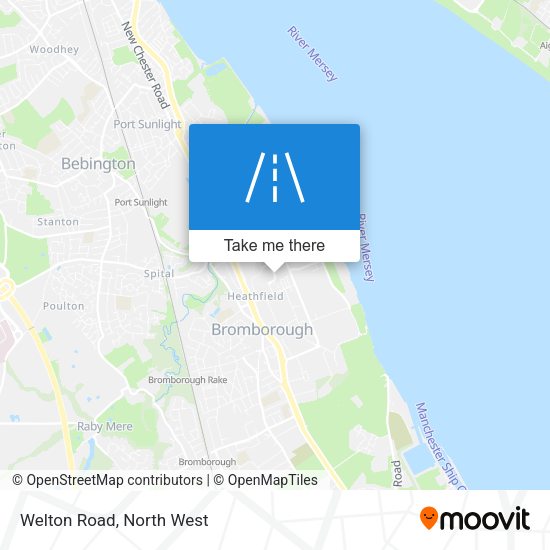 Welton Road map