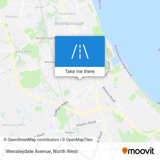 Wensleydale Avenue map