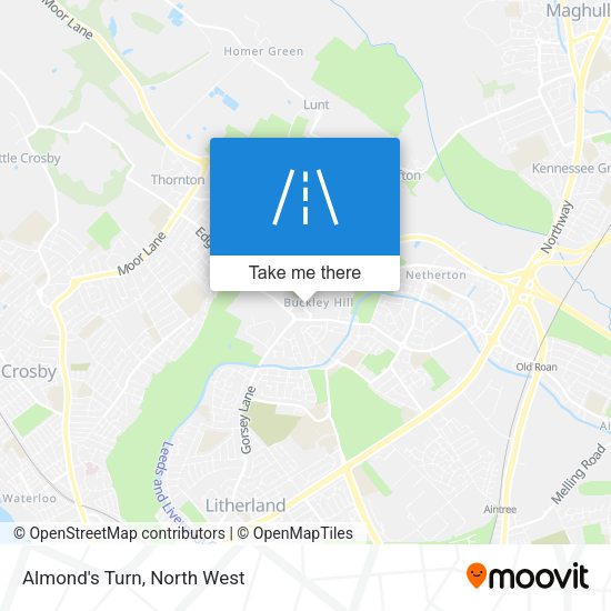 Almond's Turn map