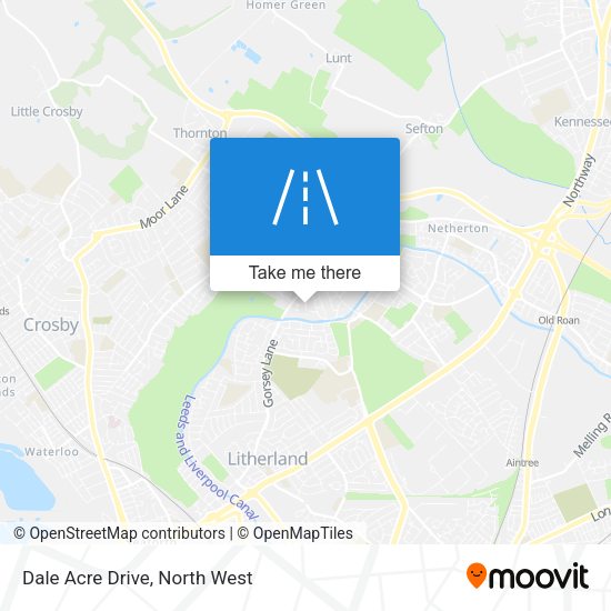 Dale Acre Drive map
