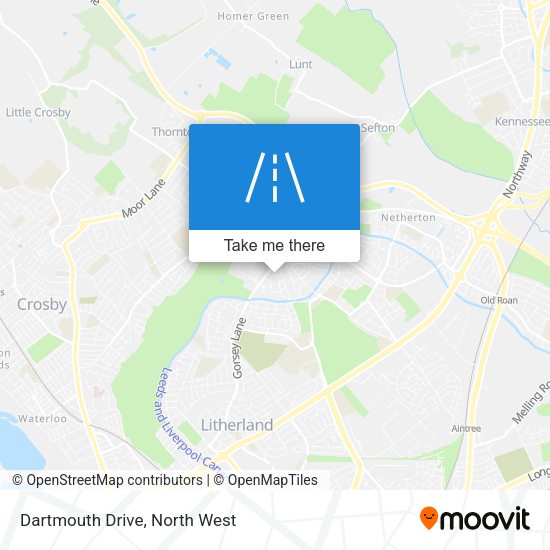 Dartmouth Drive map
