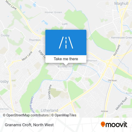Granams Croft map