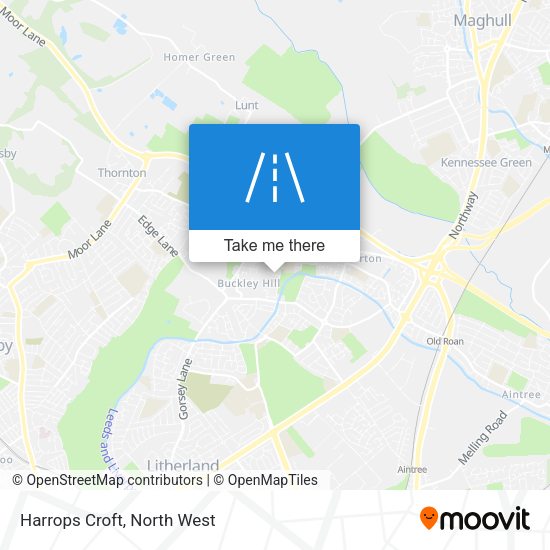 Harrops Croft map