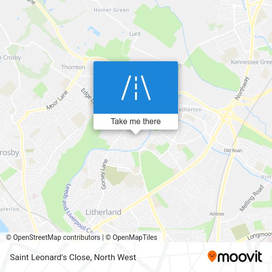 Saint Leonard's Close map