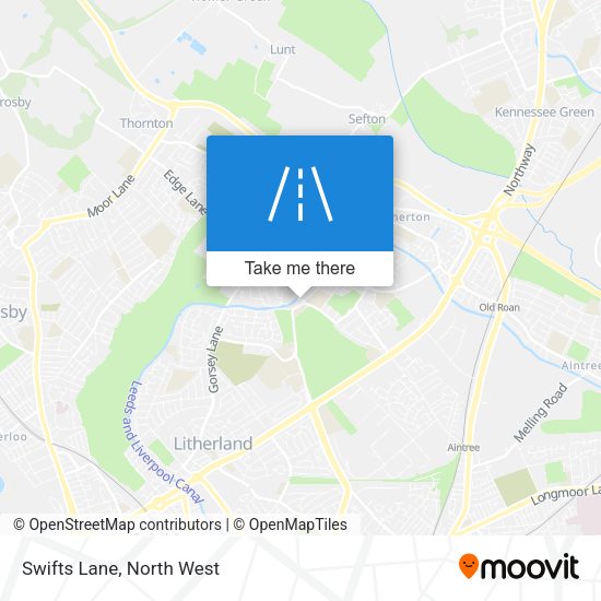 Swifts Lane map
