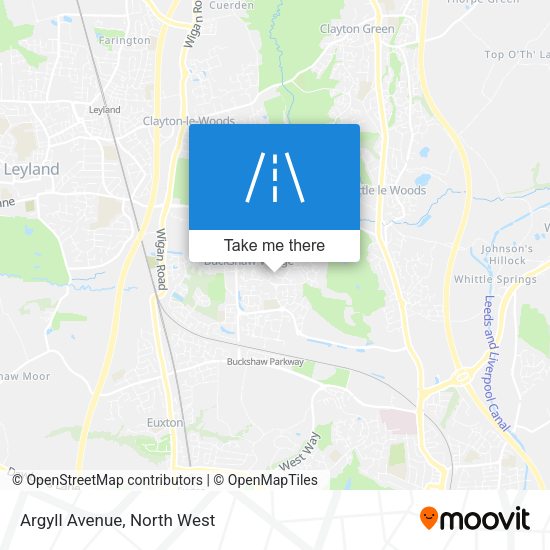 Argyll Avenue map