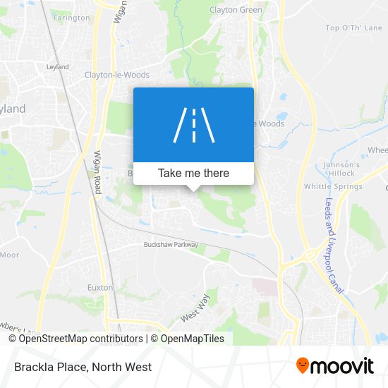 Brackla Place map