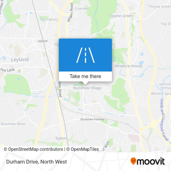Durham Drive map