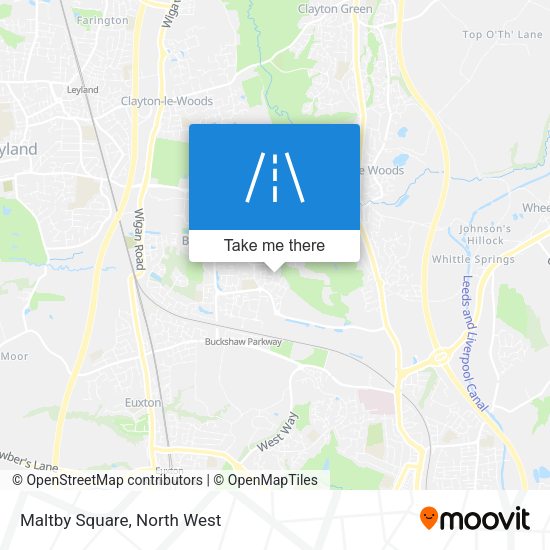 Maltby Square map