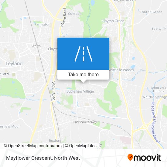 Mayflower Crescent map