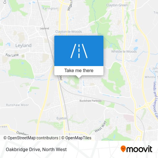 Oakbridge Drive map