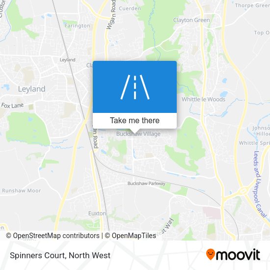 Spinners Court map