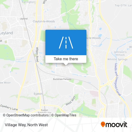 Village Way map