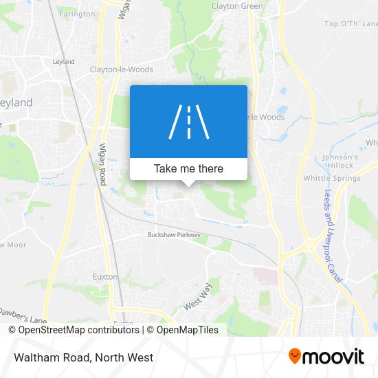 Waltham Road map