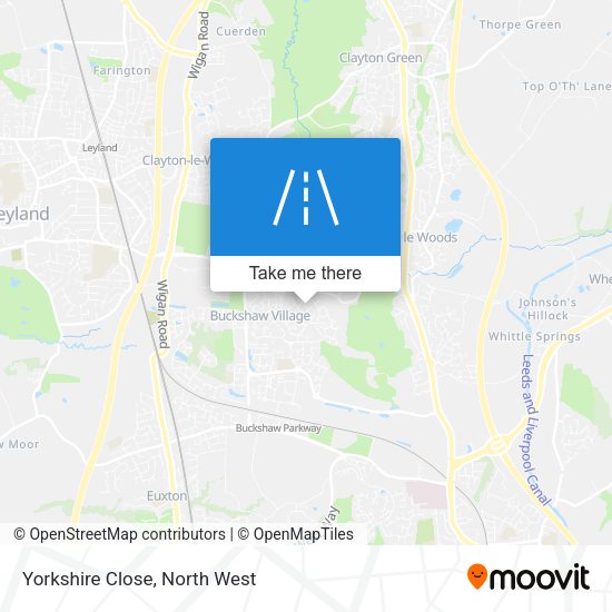Yorkshire Close map