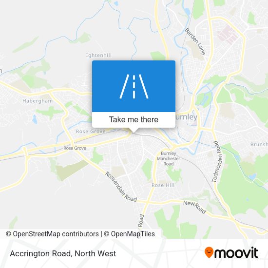 Accrington Road map