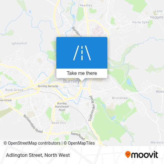 Adlington Street map