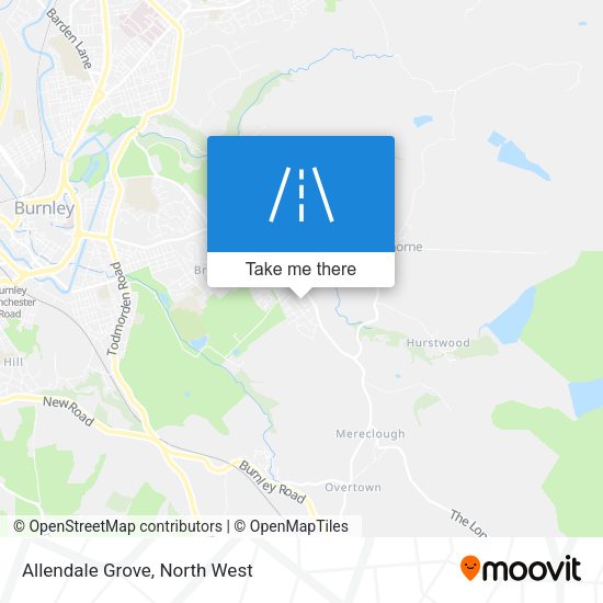 Allendale Grove map
