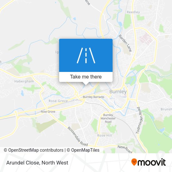 Arundel Close map