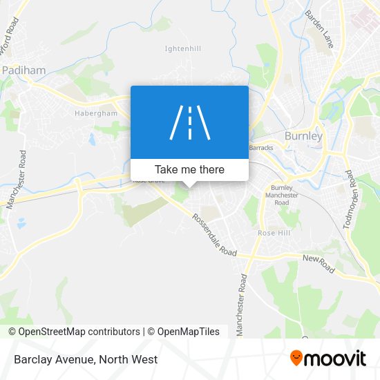 Barclay Avenue map