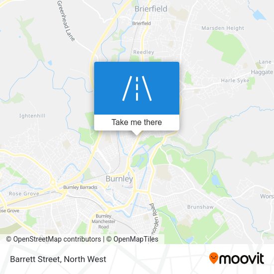 Barrett Street map