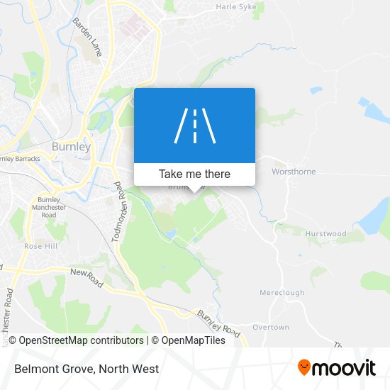 Belmont Grove map