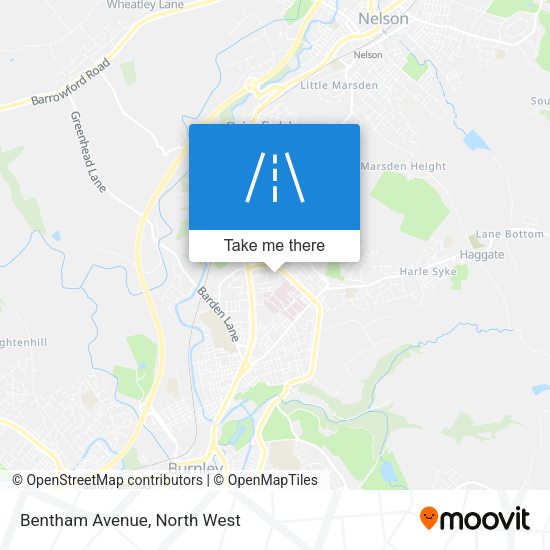 Bentham Avenue map