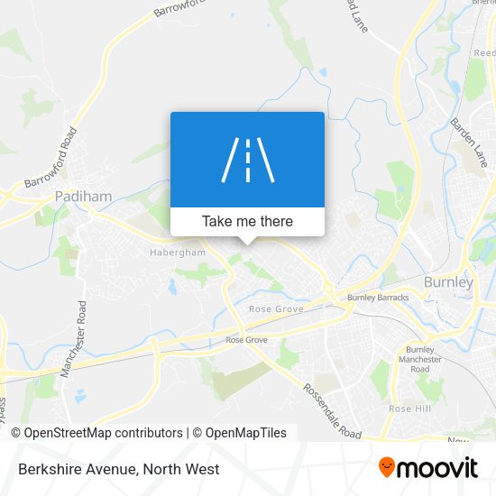 Berkshire Avenue map