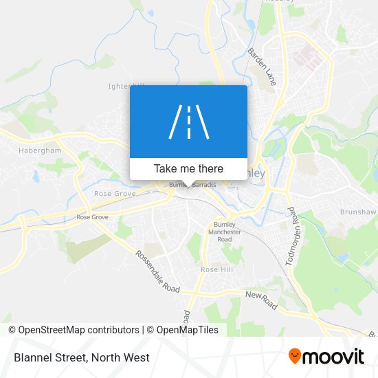 Blannel Street map