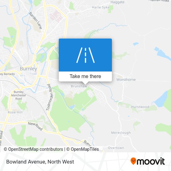 Bowland Avenue map