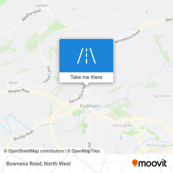 Bowness Road map