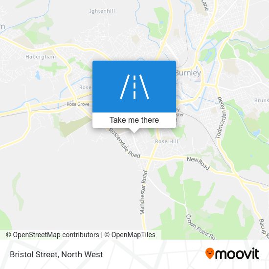 Bristol Street map