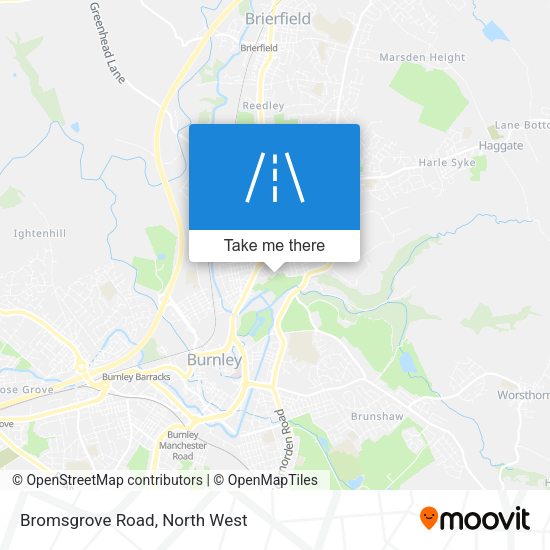 Bromsgrove Road map