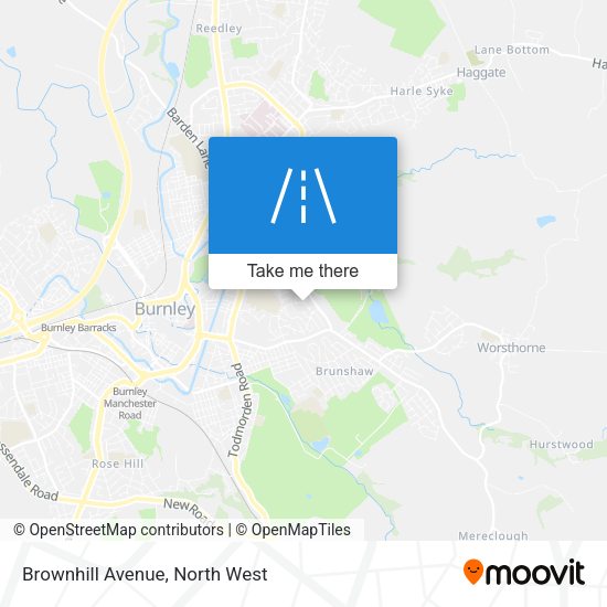 Brownhill Avenue map