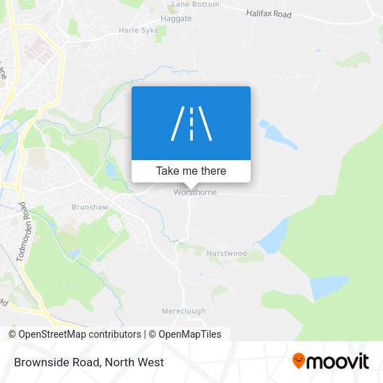 Brownside Road map