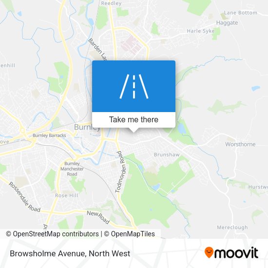 Browsholme Avenue map