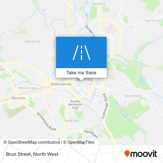 Brun Street map