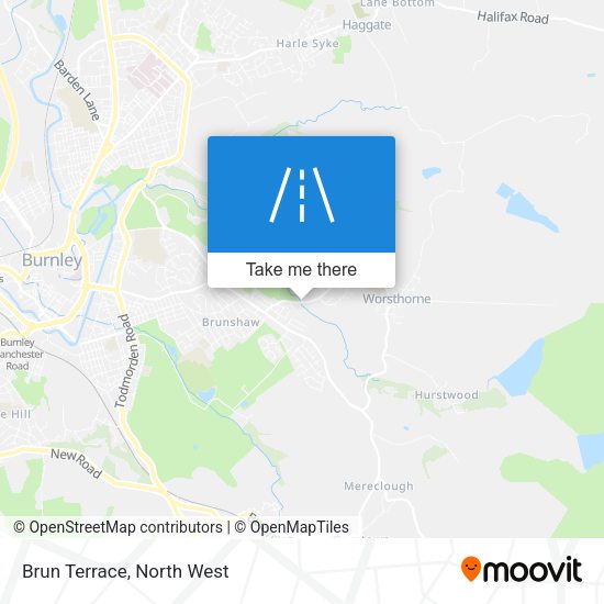 Brun Terrace map